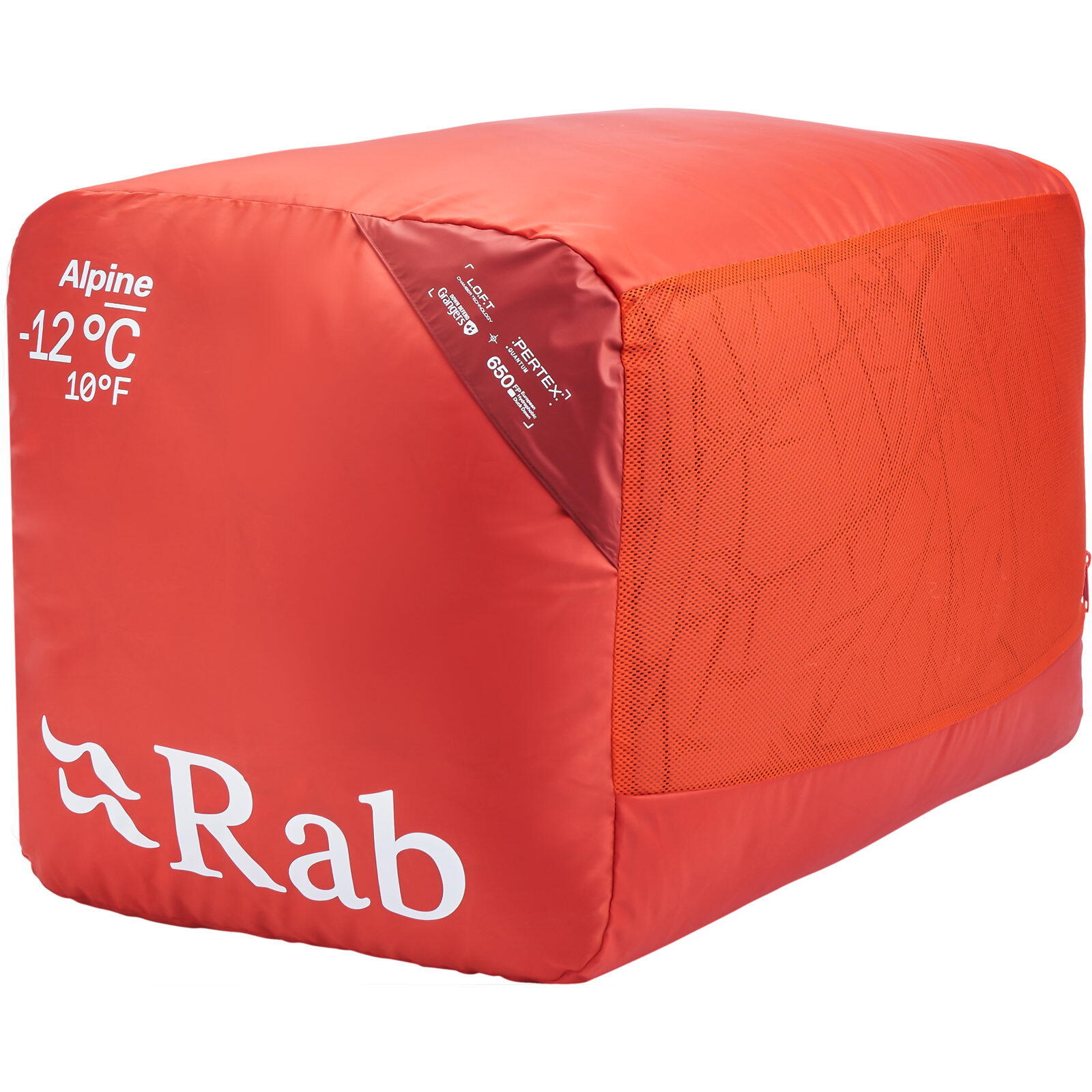 Daunenschlafsack Alpine -12C/10F dark horizon-tuscan red 3/6