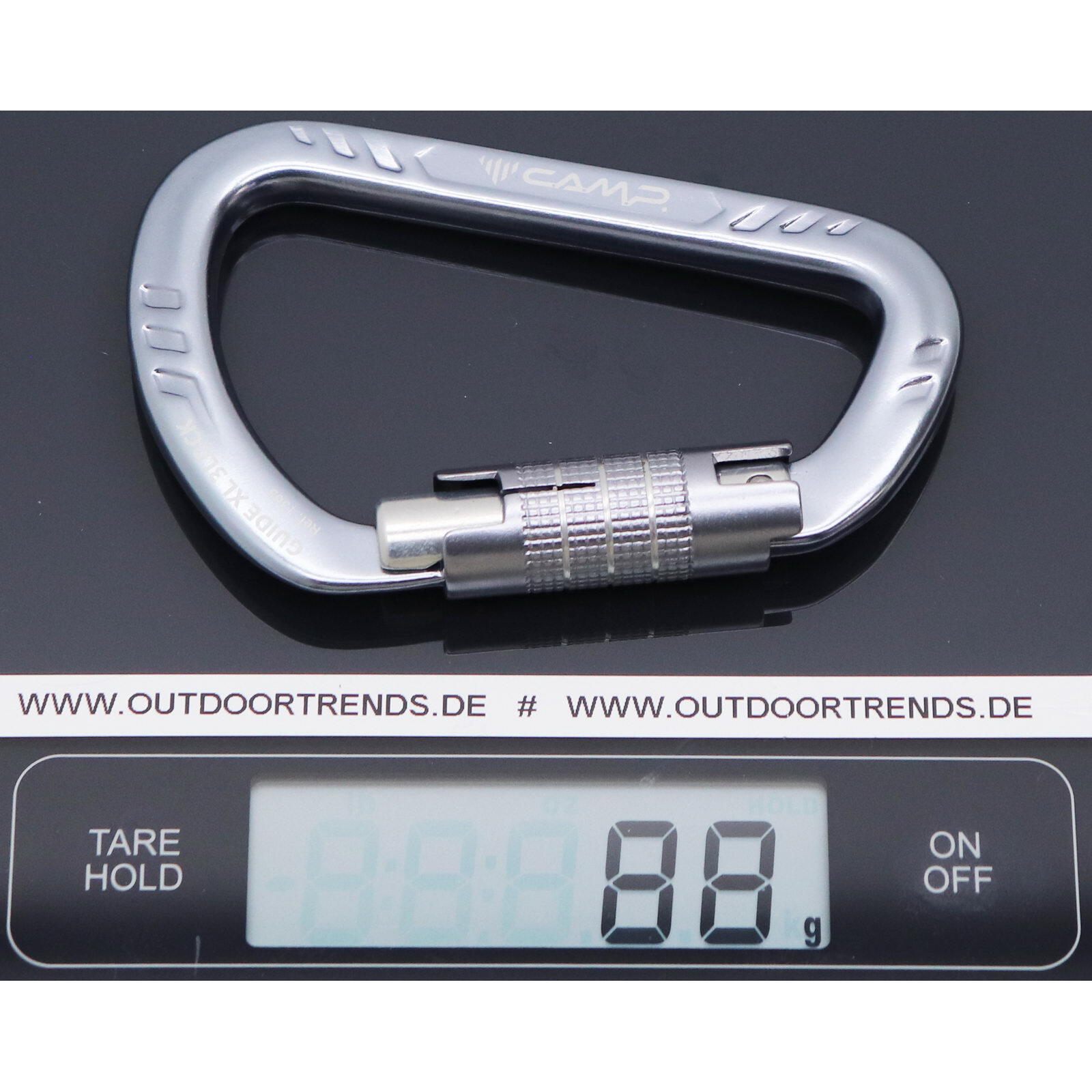 Verschlusskarabiner Guide XL 3Lock blue 2/2