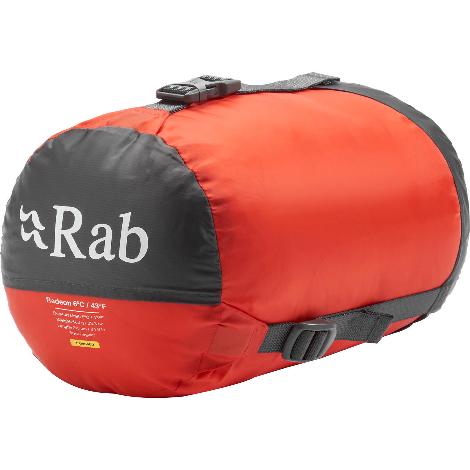 Kunstfaser-Schlafsack Radeon 6C/43F sage-graphene 5/6