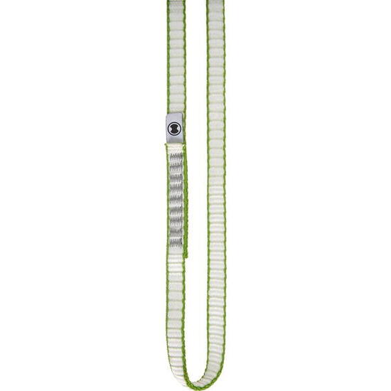 Rundschlinge Looper DY white-green 120 cm
