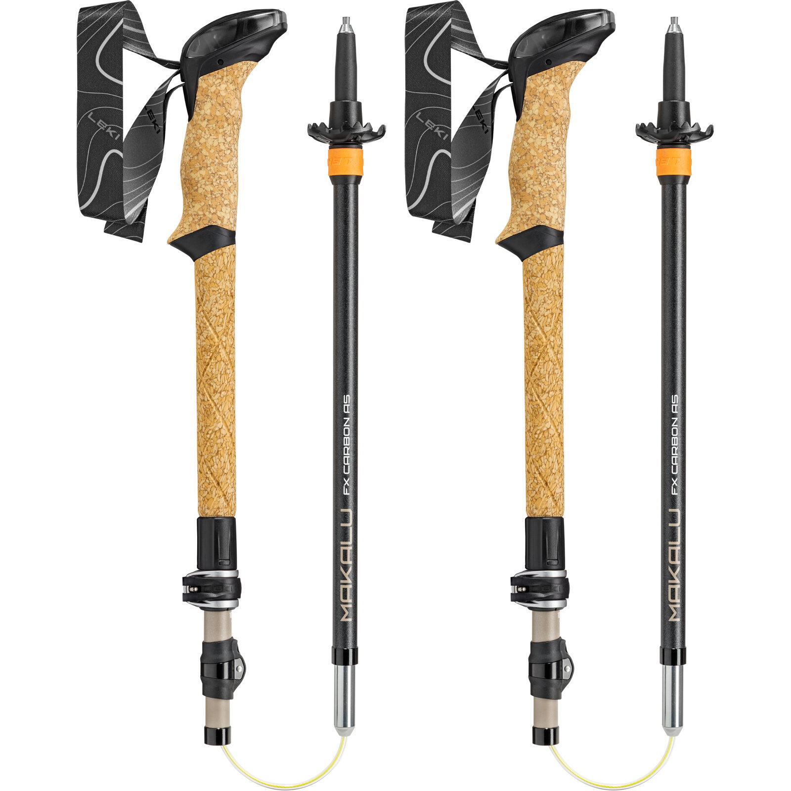 Vouwstokken LEKI Makalu FX Carbon AntiShock Compact 2/6