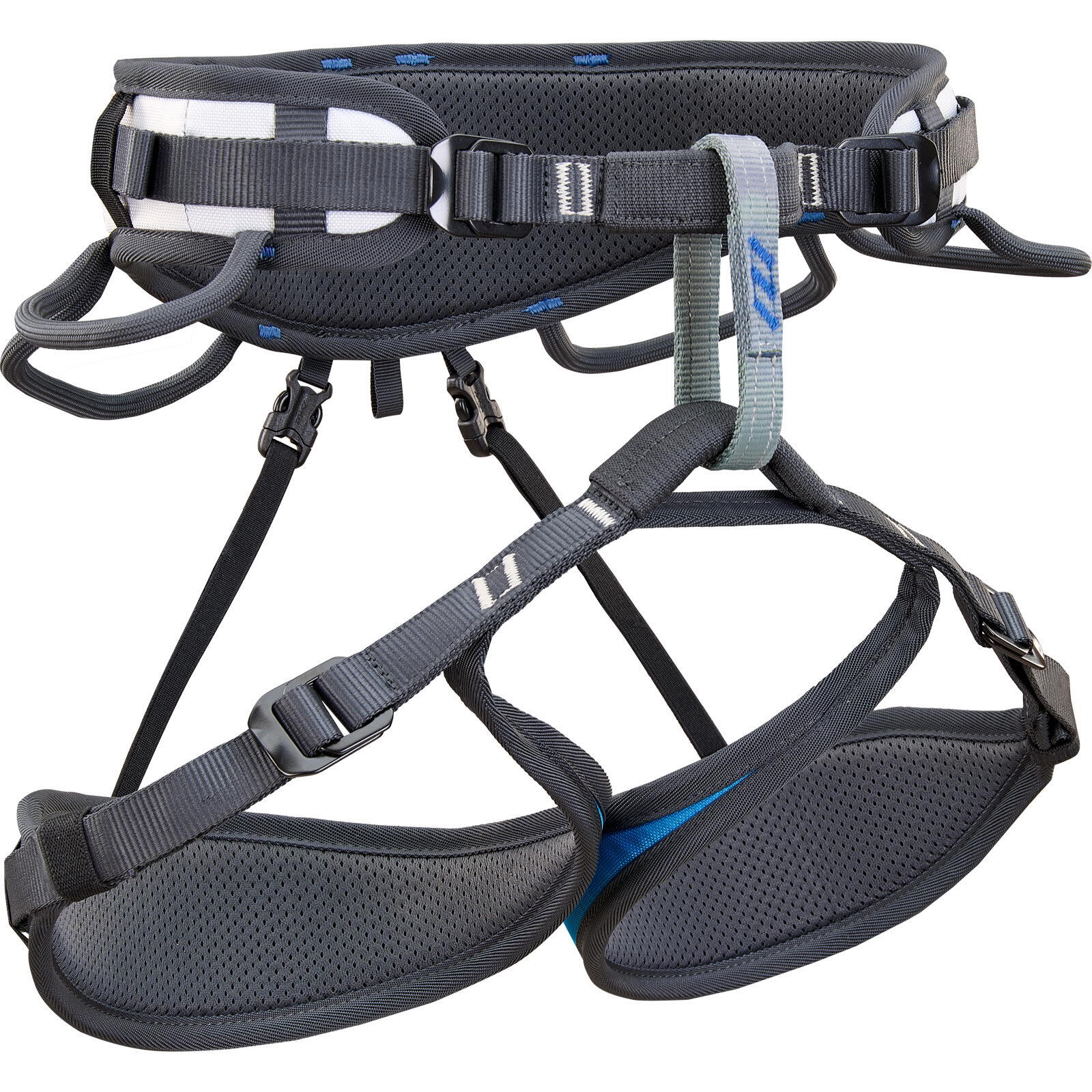 Klettergurt Ascent blue-silver 3/4