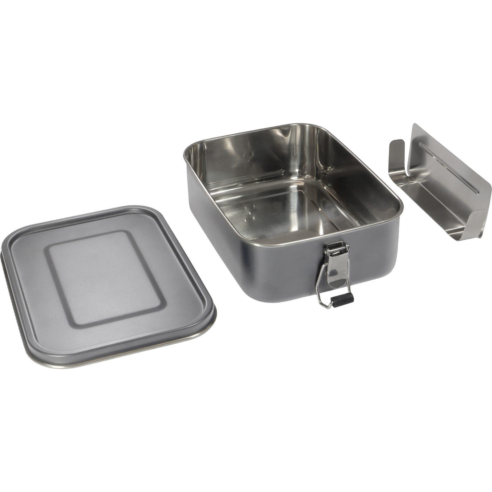 Edelstahl-Proviantdose Lunchbox Deluxe 1,2 L grey 2/4