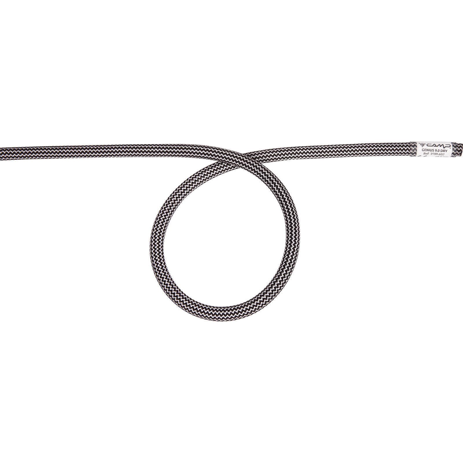 drei Normen Kletter-Seil Genius 9.0 Dry black-white 2/3