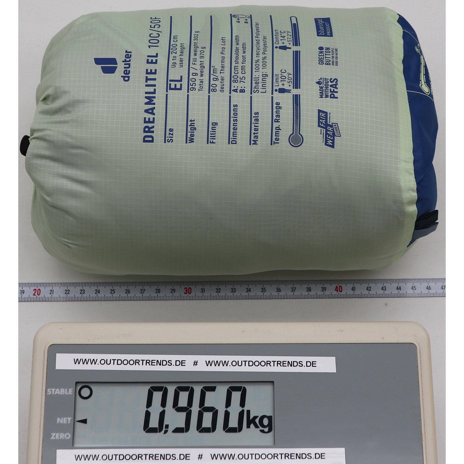 Kunstfaserschlafsack Dreamlite EL 10C/50F terra-canyon 5/5