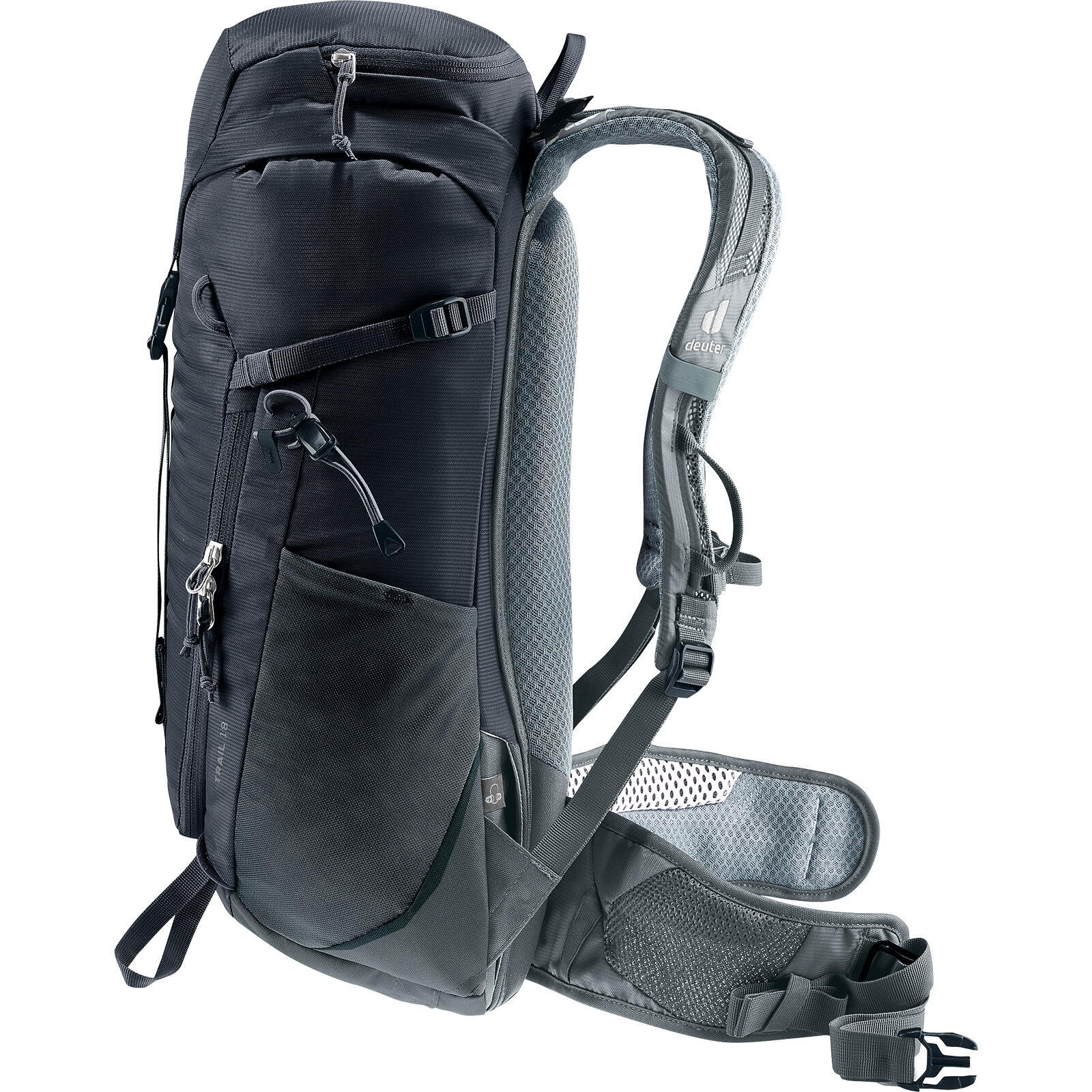 Sac à dos Deuter Trail 18 L noir/shale, ventilation Airstripes 5/7