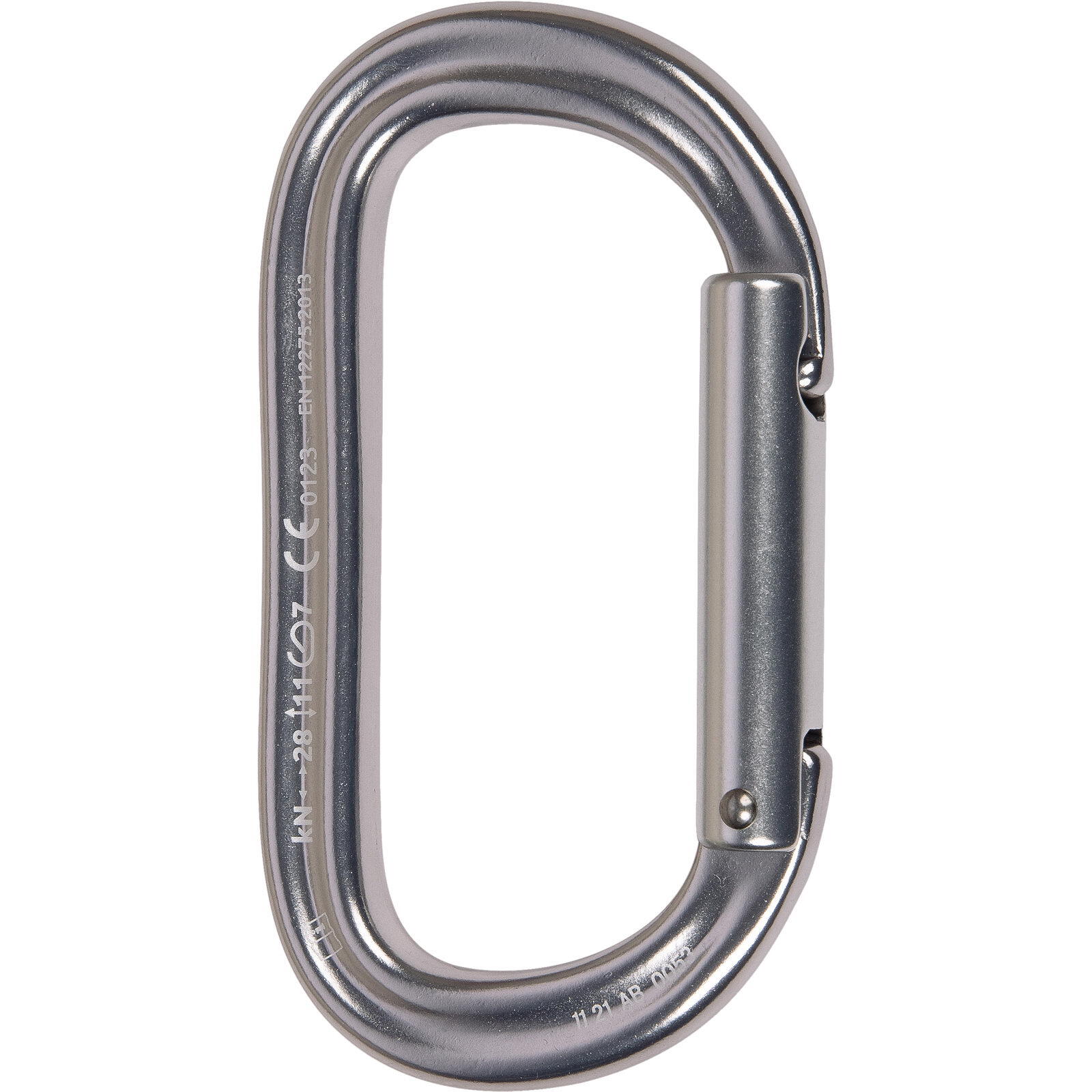 Schnappkarabiner Oval XL titanium 2/3