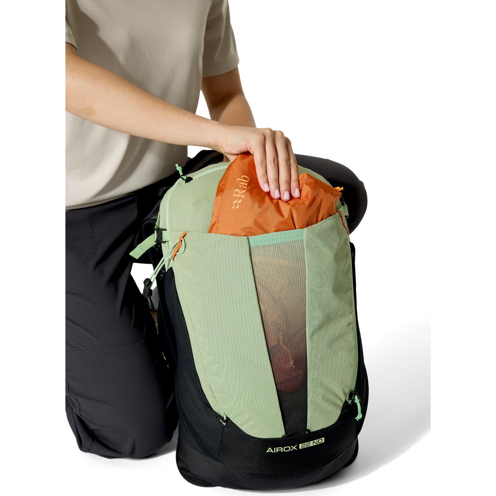 Tagesrucksack Airox 22 ND fig green-black 7/7