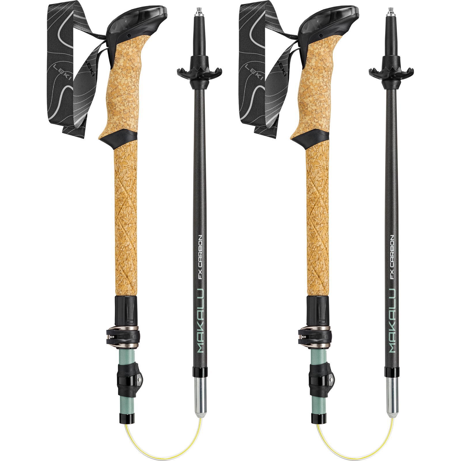 Bastões de Trekking Leki Makalu FX Carbon Compact 2/6