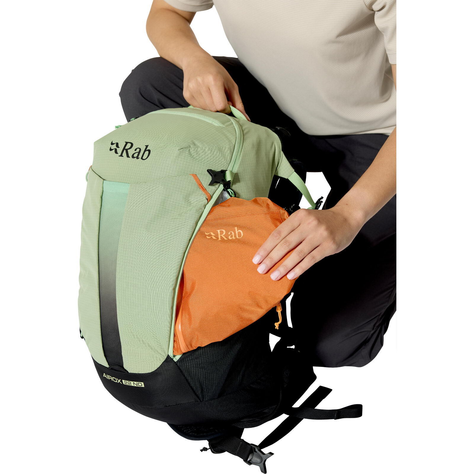 Tagesrucksack Airox 22 ND fig green-black 6/7