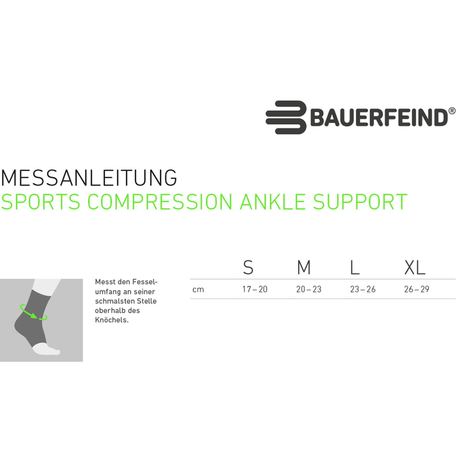 Chevillère de compression Bauerfeind Sports 2/6