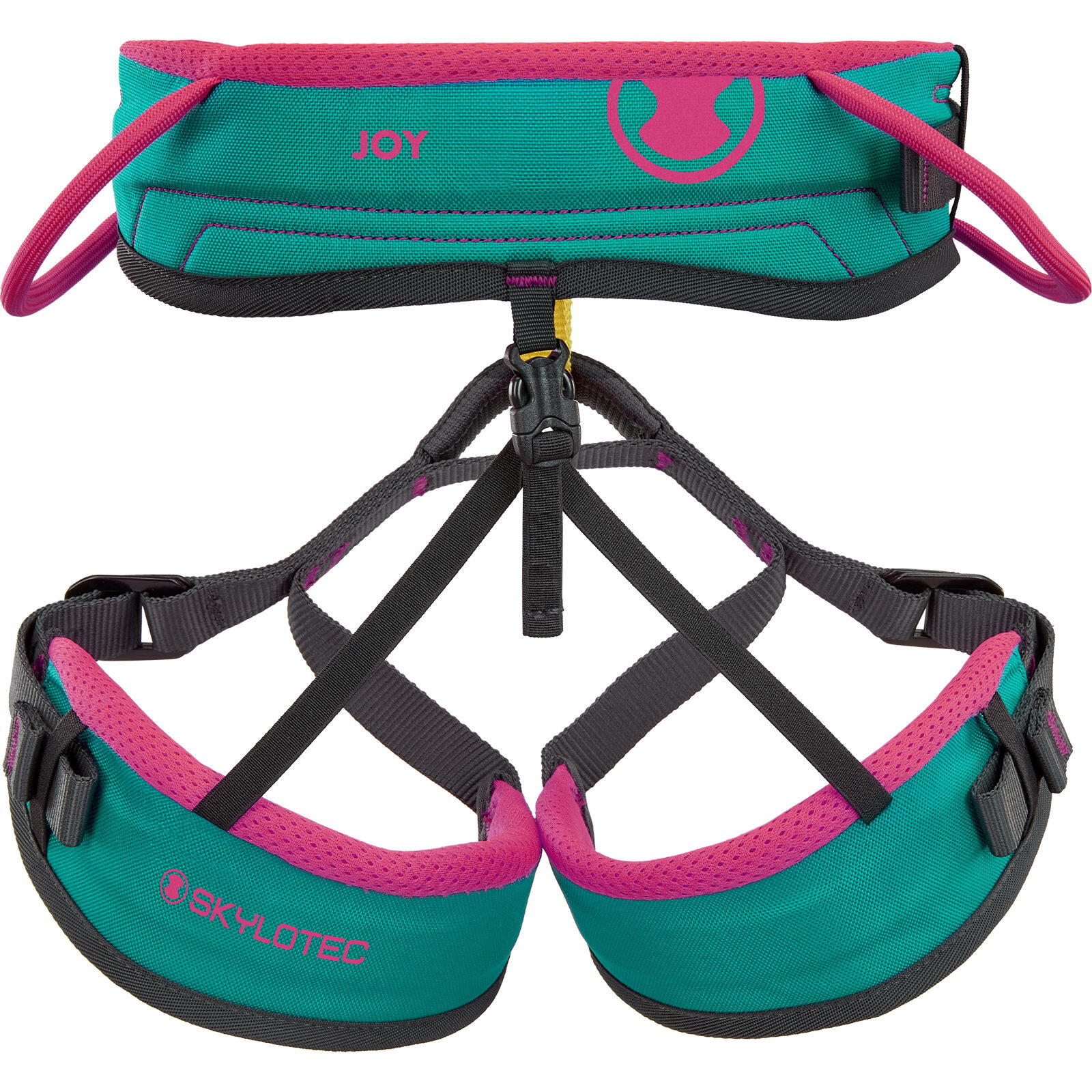 Klettergurt für Kinder Joy aquamarine-fucsia 2/3