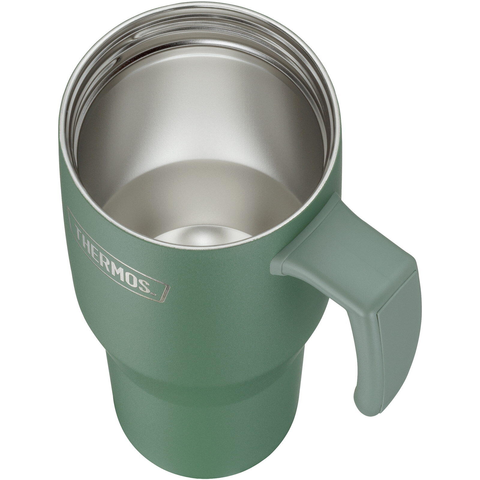 Trinkbecher Refreshing Isolierbecher Trinkflasche Griff Strohhalm 1,1 L 6/7