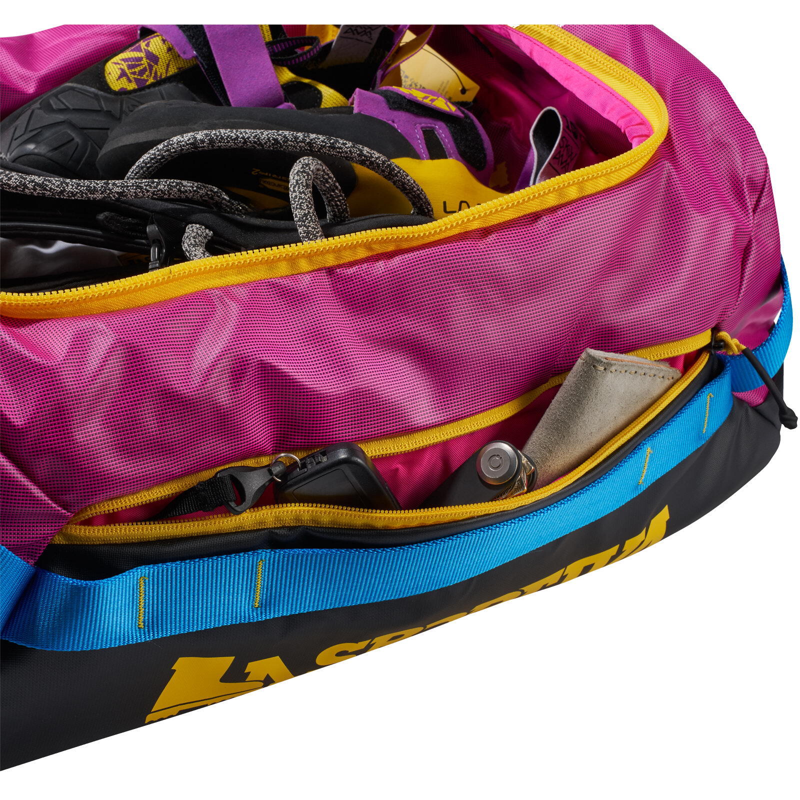 Torba podróżna La Sportiva Nomad 40 Duffel Bag - fucsia/yellow 5/7