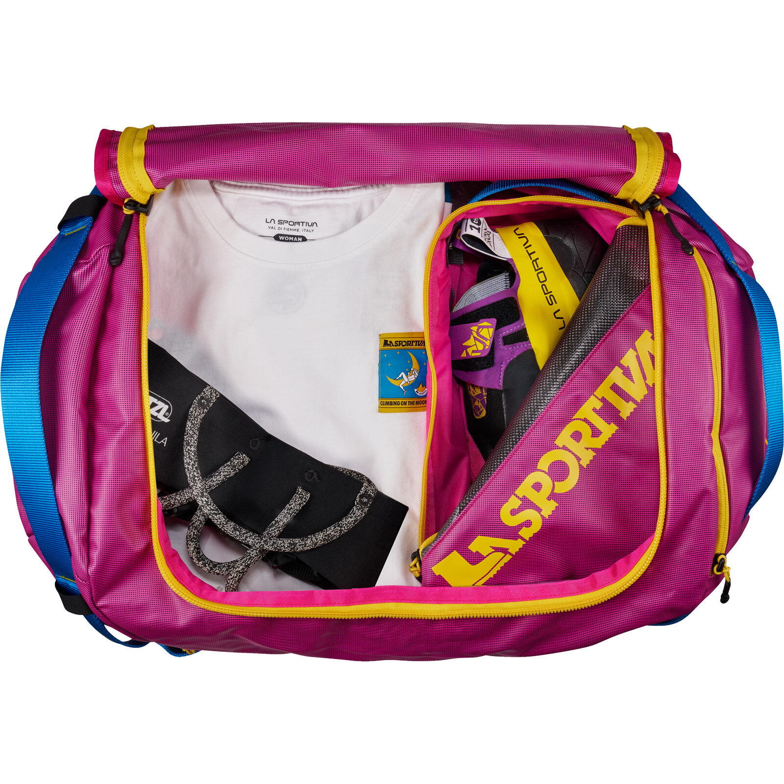 Torba podróżna La Sportiva Nomad 40 Duffel Bag - fucsia/yellow 4/7