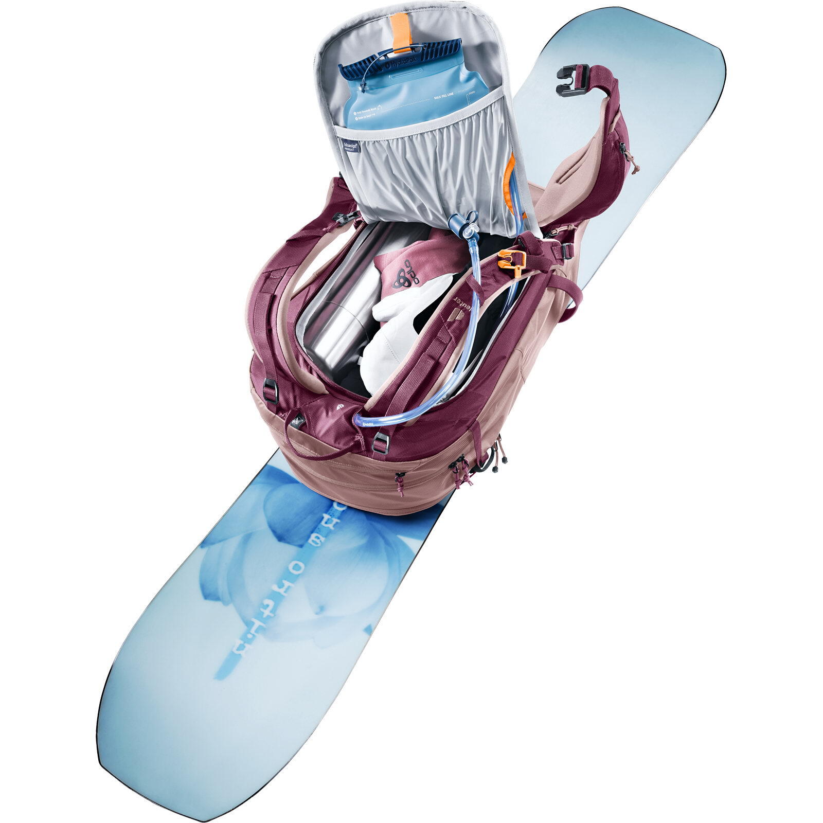 Skitourenrucksack Freerider 28 SL ashrose-cassis 7/7