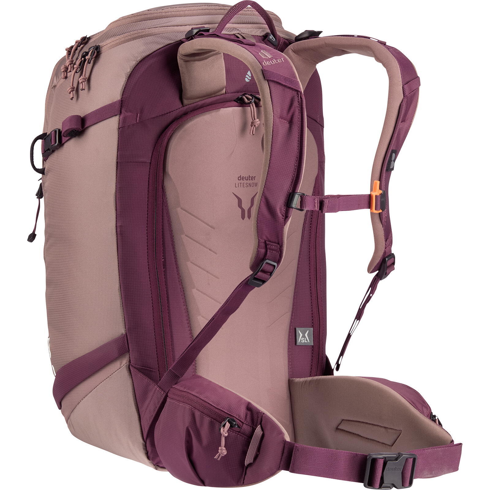 Plecak damski Deuter Freerider Pro 30+10 SL - ashrose/cassis 4/7