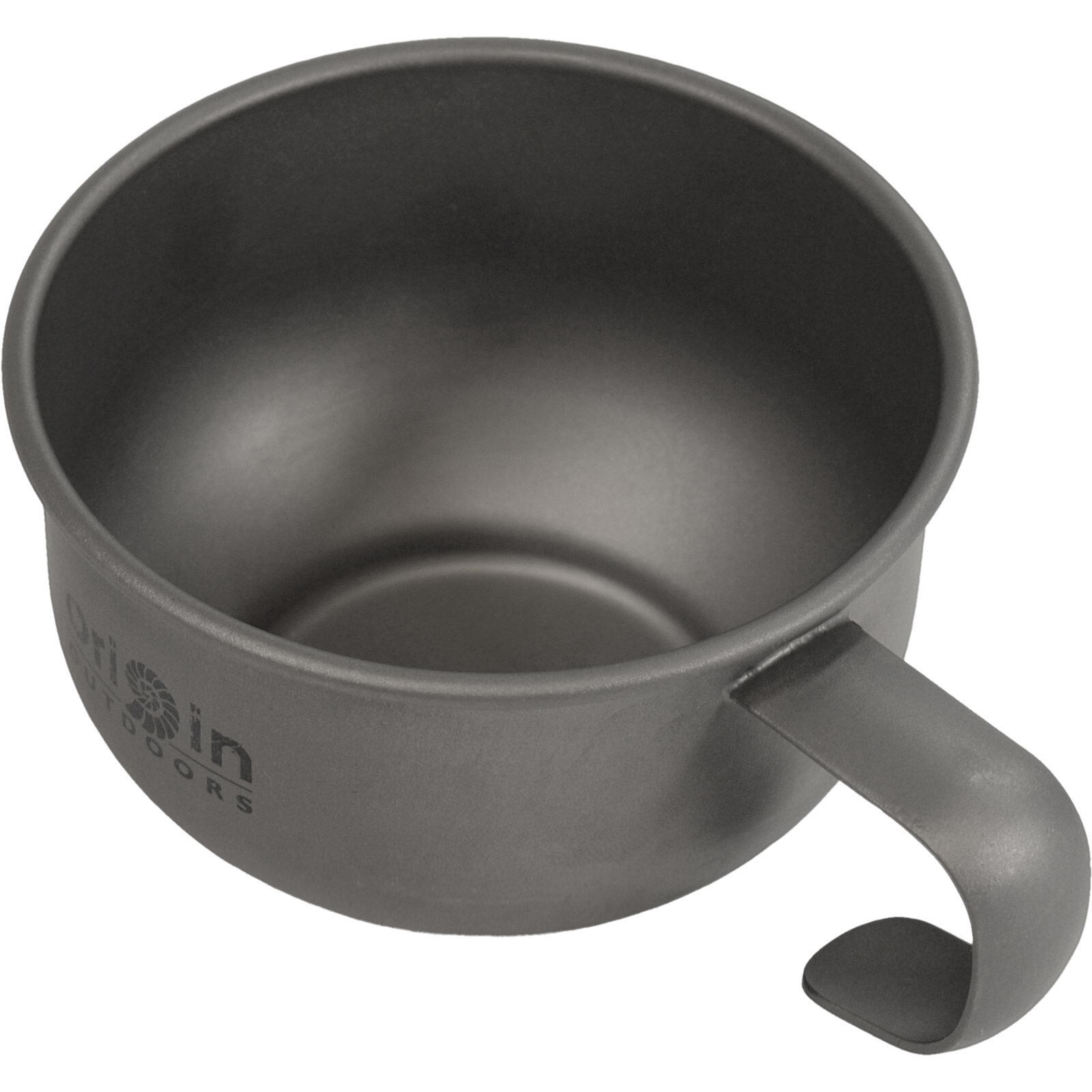 Origin Outdoors Titan Becher mit Ohr 180ml - Titan Bushcraft 3/5