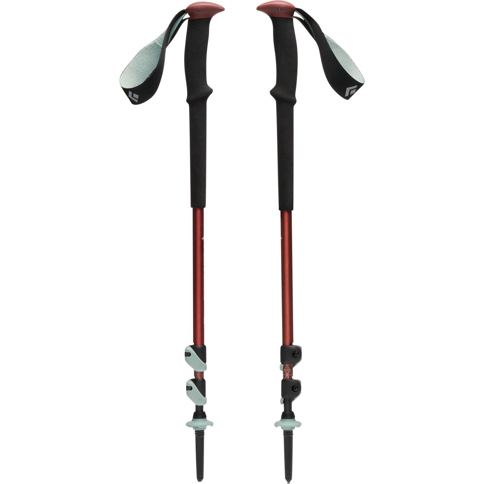 Bâtons de randonnée Black Diamond Trail Iron Red réglables 100–140 cm 2/7