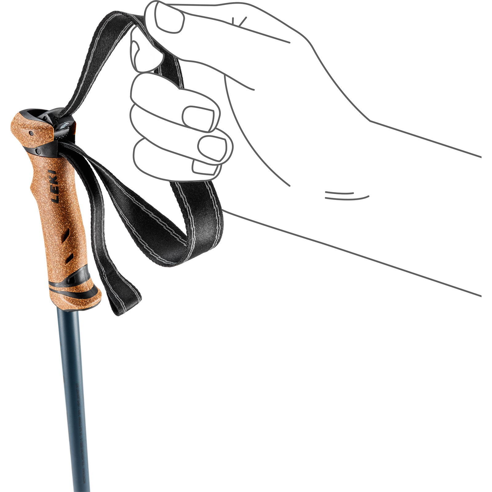 Trekking-Stöcke Legacy Lite AntiShock 4/6