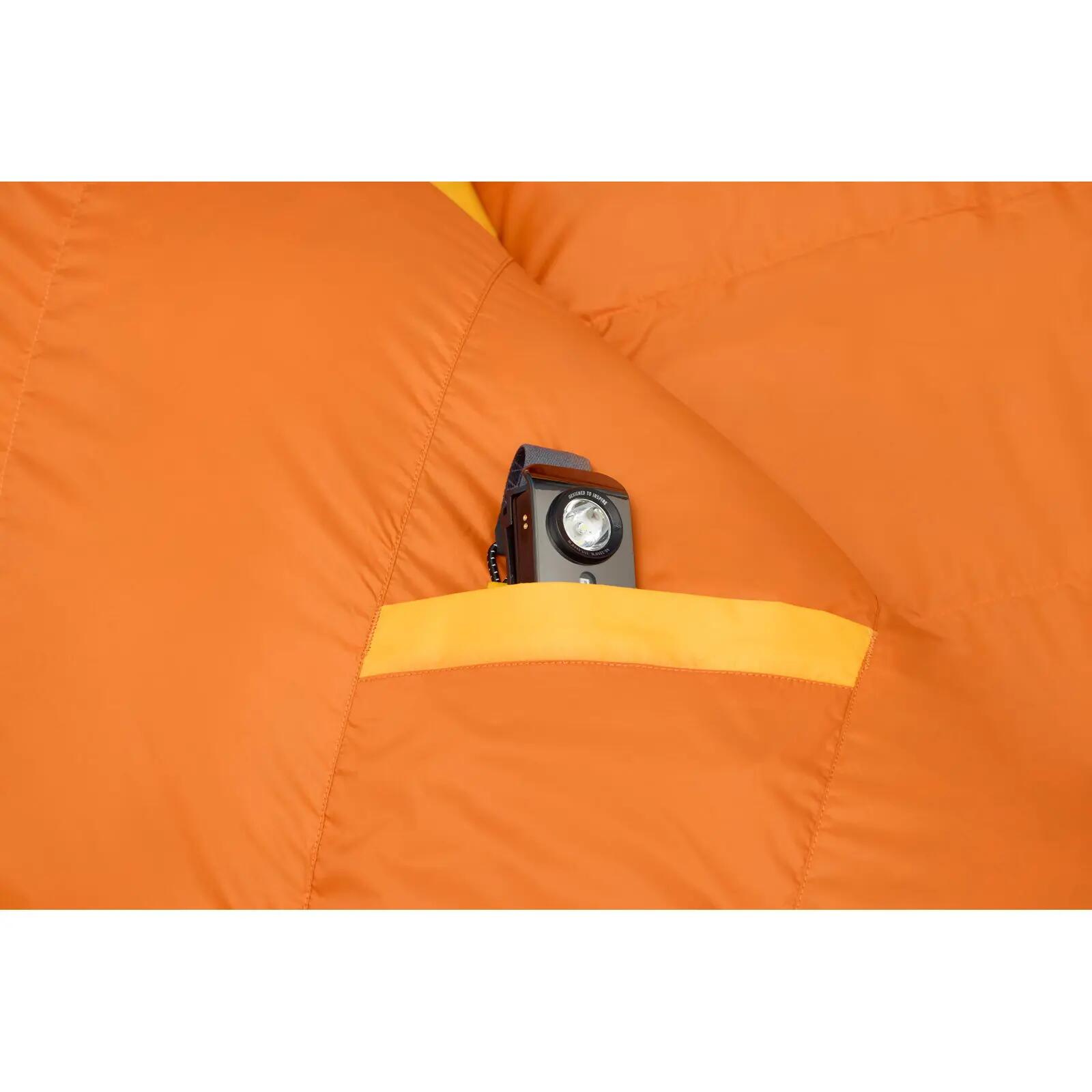 Daunen-Schlafsack Mad River 0 golden sun-tangelo 4/7