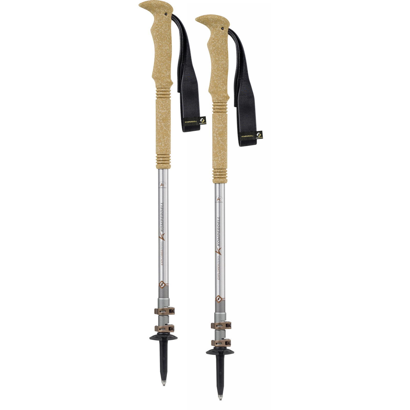 Bastões de Trekking KOMPERDELL Explorer Zero Cork 2/2