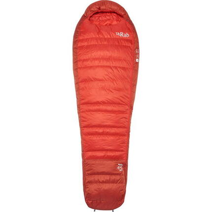 Daunenschlafsack Alpine -6C/20F dark horizon-tuscan red