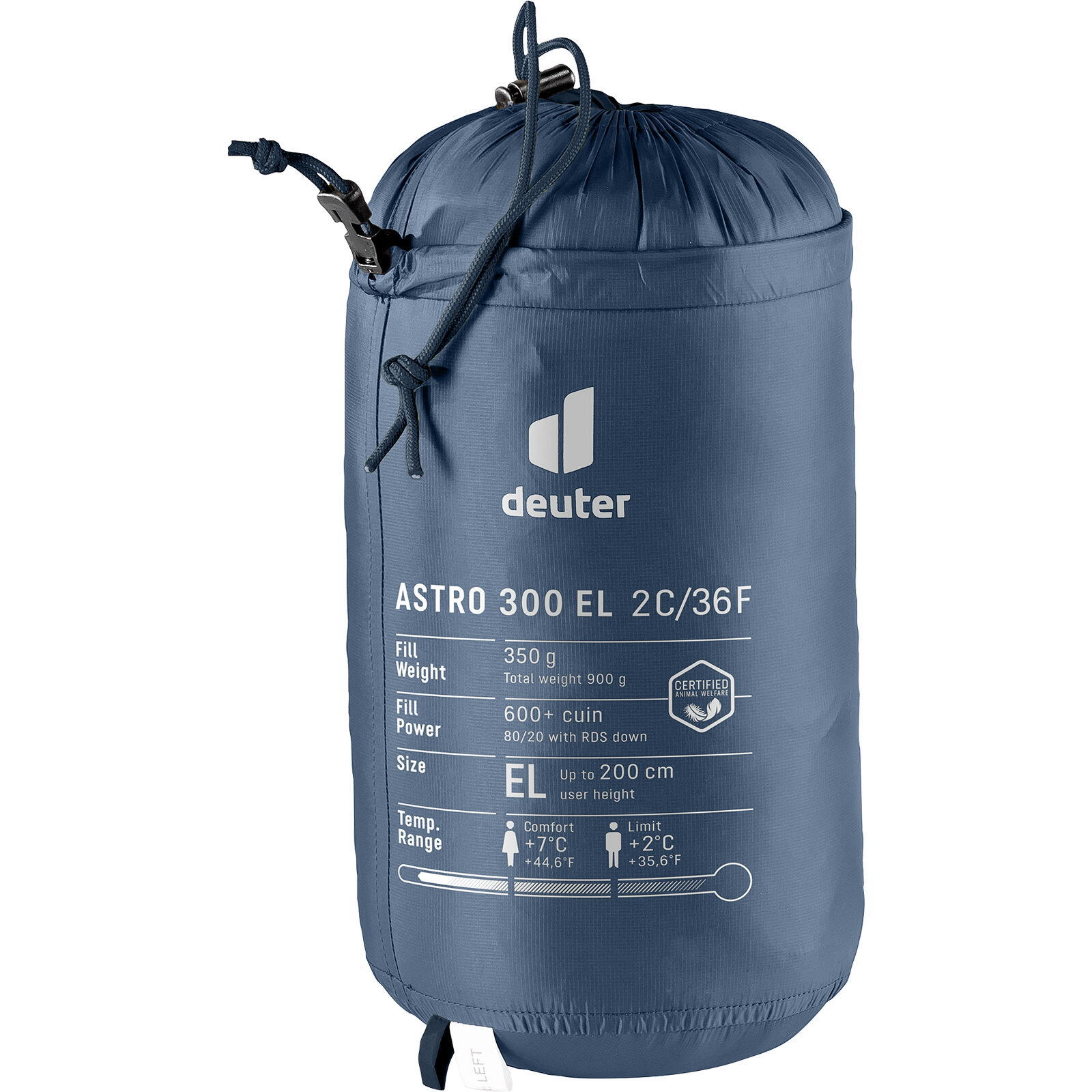 Śpiwór puchowy Deuter Astro 300 EL (200 cm) 5/7