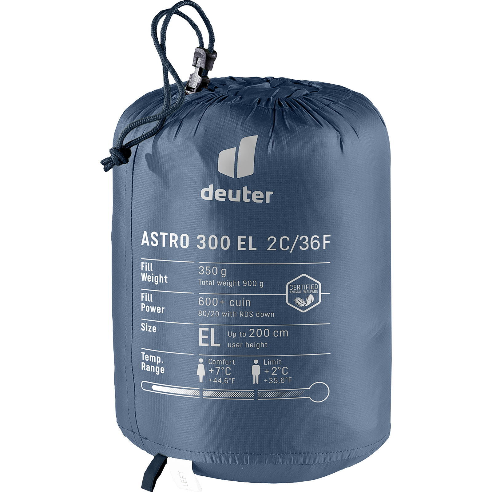 Śpiwór puchowy Deuter Astro 300 EL (200 cm) 6/7