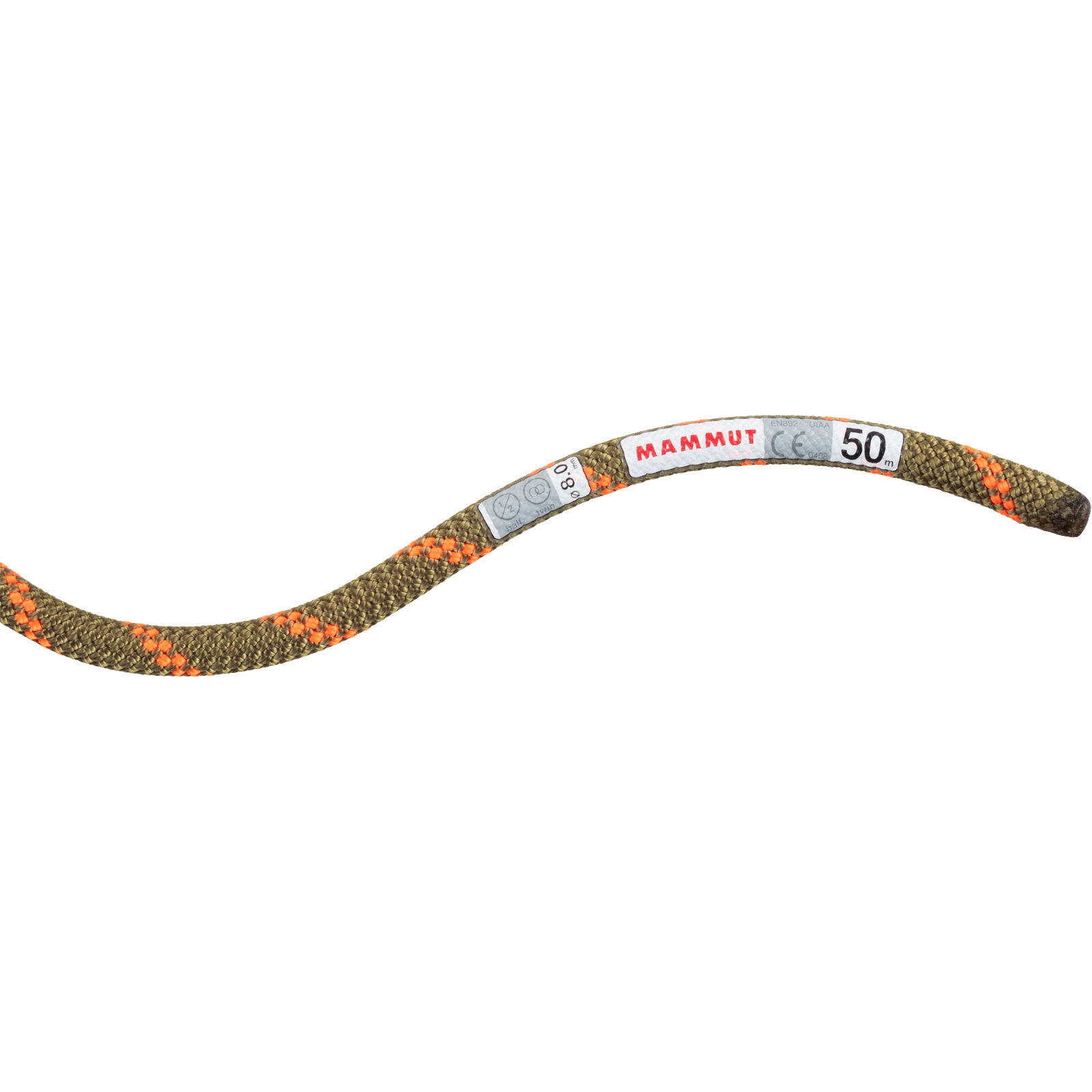 Doppelseil 8.0 Alpine Dry Rope boa-vibrant orange 2/3