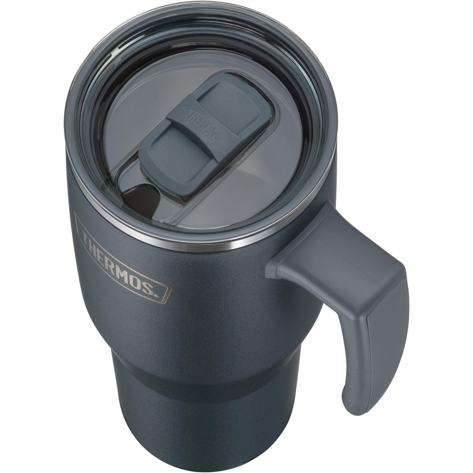 Trinkbecher Refreshing Isolierbecher Trinkflasche Griff Strohhalm 1,1 L 7/7