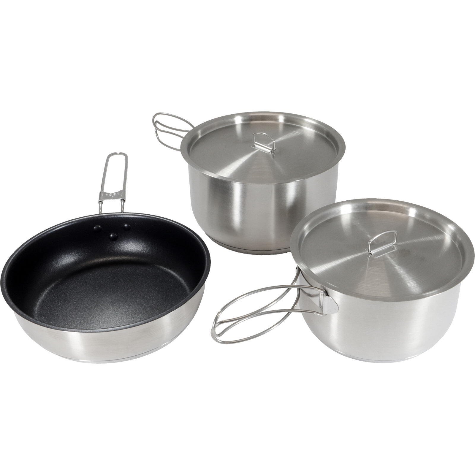 Topf- & Pfannenset Edelstahlkochset Non-Stick 2/7