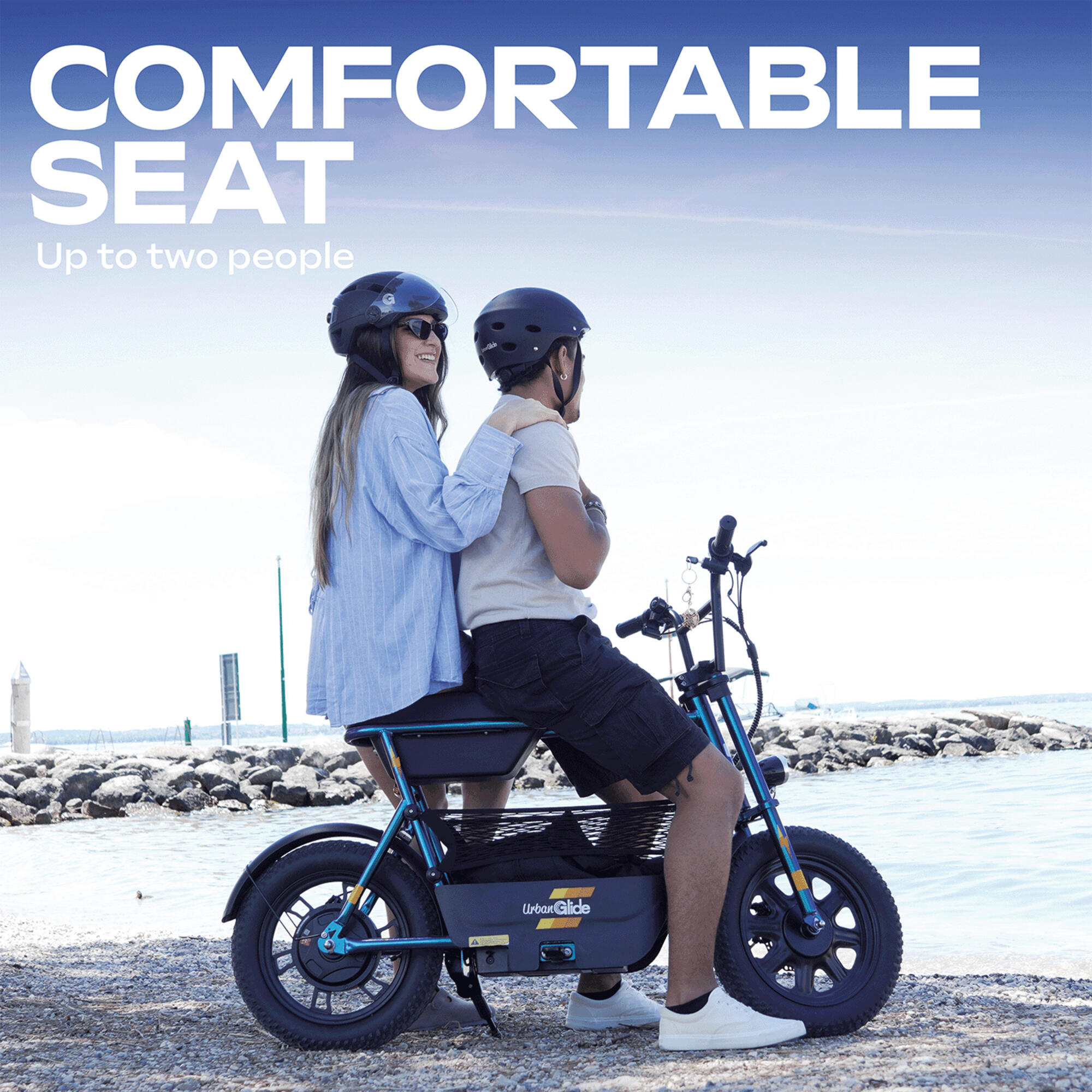 Bicicleta elétrica de equilíbrio URBANGLIDE THUNDER 160  25 km/h, autonomia de 3 4/7
