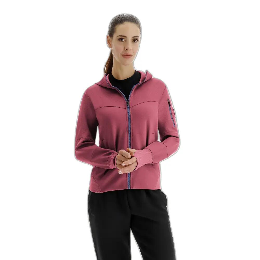 Sweatshirt à capuche zippé femme Macron Athleisure SCC Panarea 2/4