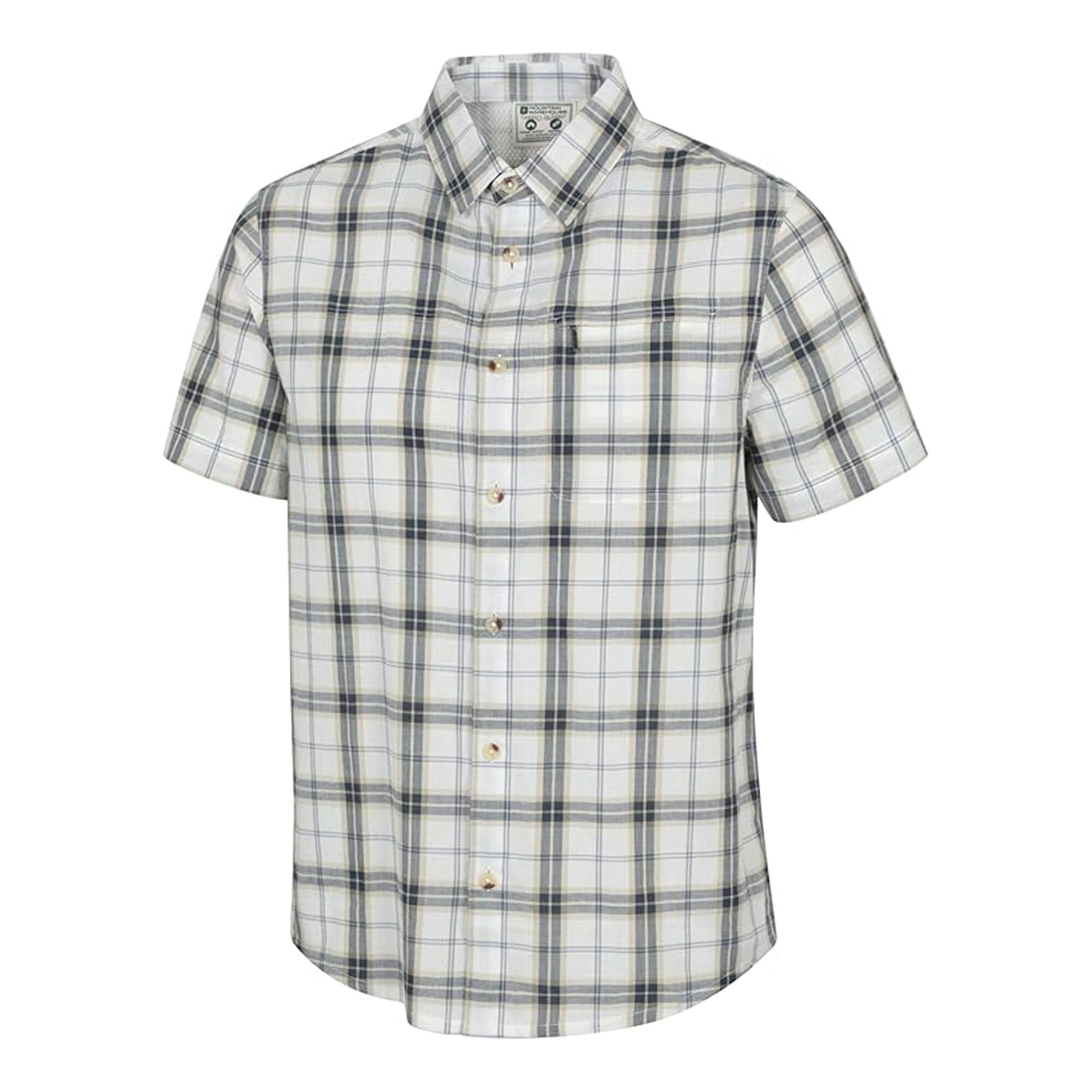 Camicia Uomo Mountain Warehouse Bianco Spento 3/3