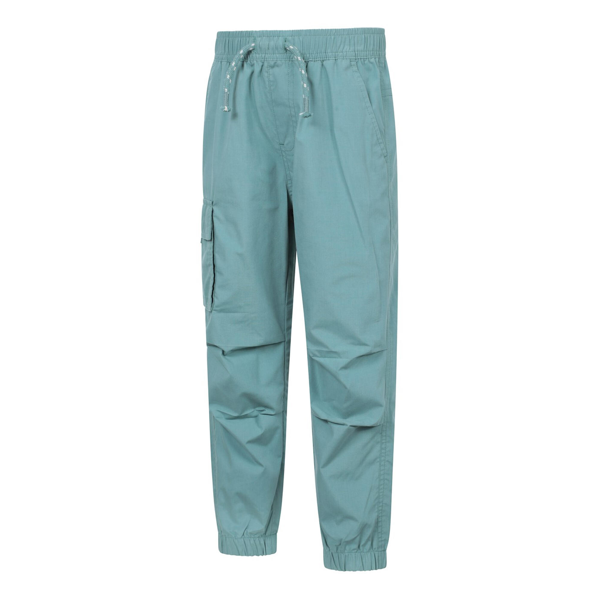 Pantalon De Randonnée Enfant (Vert Pâle) 3/4