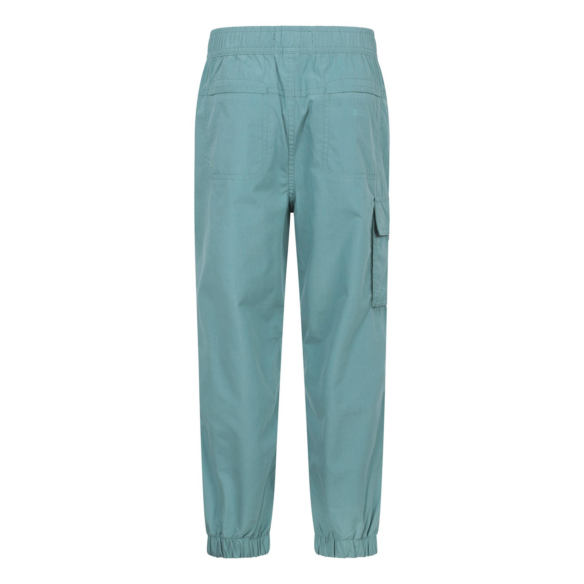 Pantalon De Randonnée Enfant (Vert Pâle) 2/4