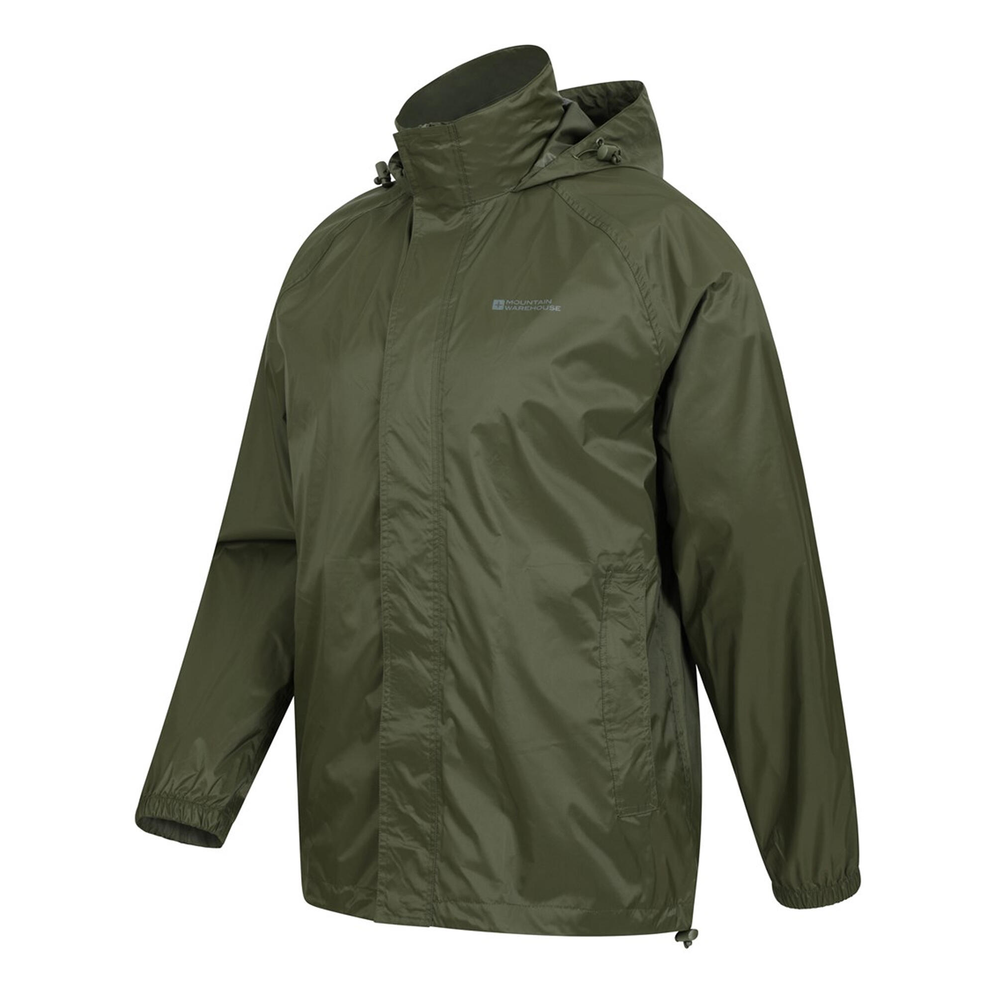 "Pakka II" Jacke, wasserfest für Herren Dunkel-Khaki 3/4