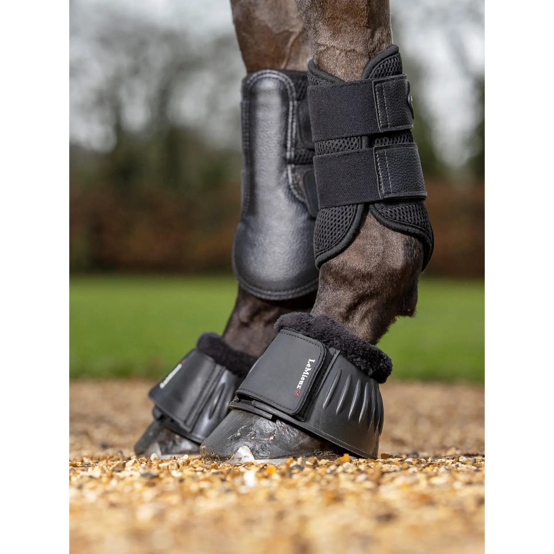 Rubber en fleece paardenbellen LeMieux 3/6