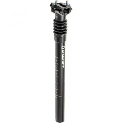 Procraft tige de selle suspendue Shock II 27,2 x 350 mm noire - plus de confort