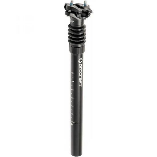 Procraft tige de selle suspendue Shock II 27,2 x 350 mm noire - plus de confort