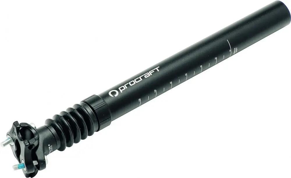 Procraft geveerde zadelpen Shock II 27,2 x 350 mm Zwart - meer comfort voor ... 2/2