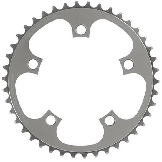TA plateau Single 38 dents argent Ø110 extérieur/intérieur
