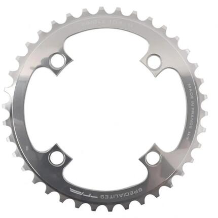 TA plateau Single 40 dents argent Ø104 extérieur\/intérieur