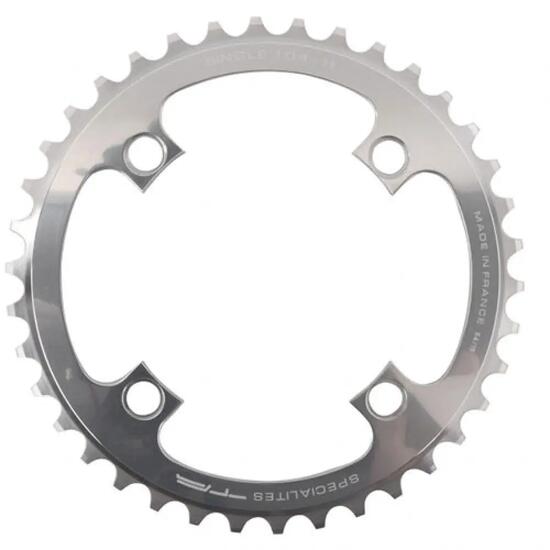 TA plateau Single 40 dents argent Ø104 extérieur\/intérieur