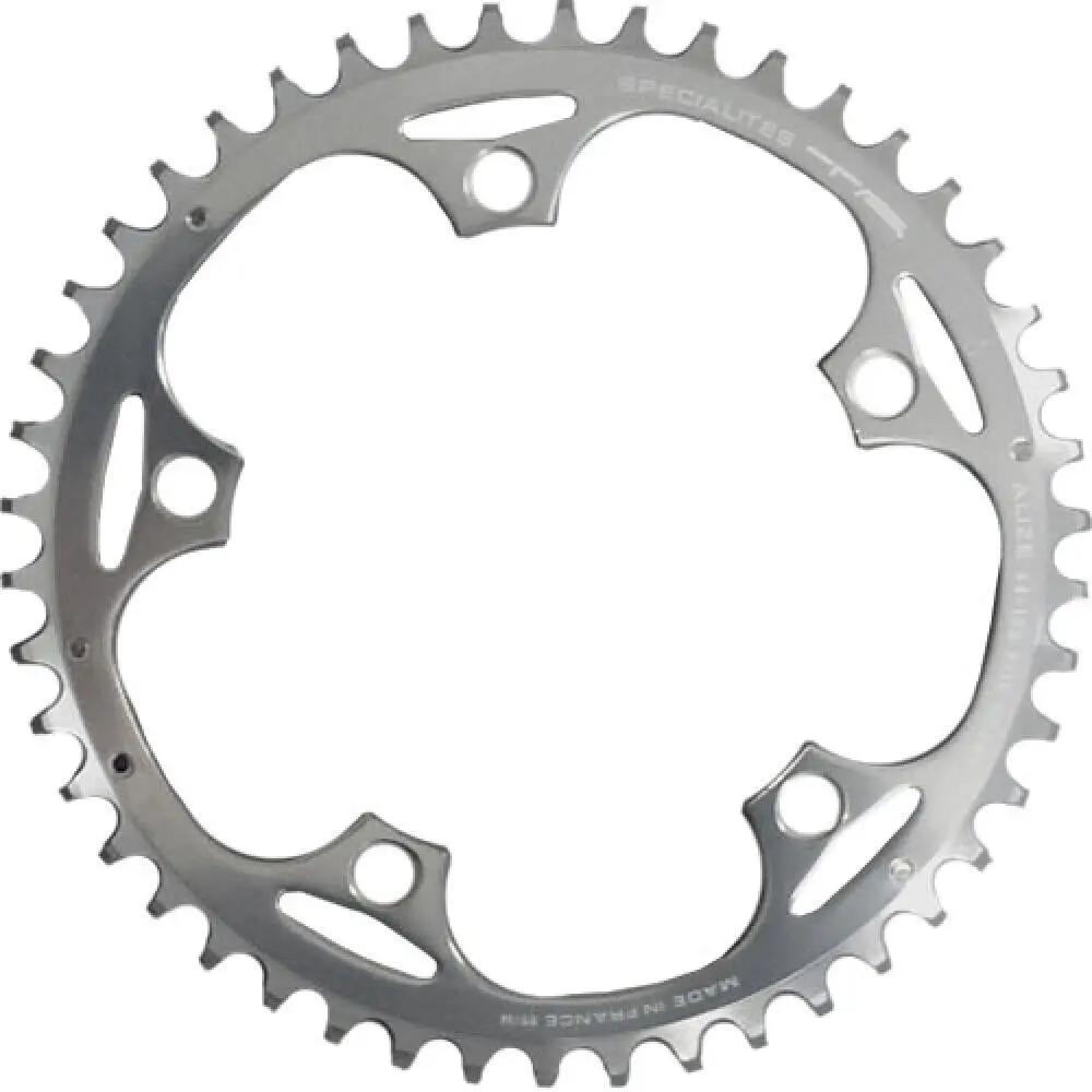 TA Plateau Alizé 54 dents argent Ø130 extérieur 9/10 vitesses 2/3