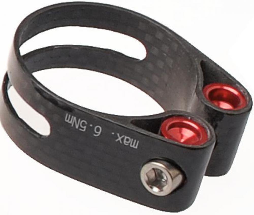 Procraft Sattelstützklemme PRC SPC1 Ø 36.0 mm Rot - 12 g Carbon 2/3