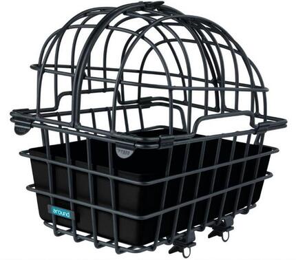Around panier pour chien Luna Alu noir – panier robuste et moderne en Alu...