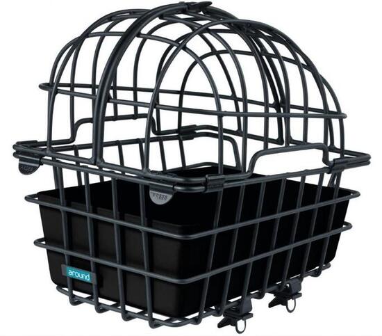 Around panier pour chien Luna Alu noir – panier robuste et moderne en Alu...
