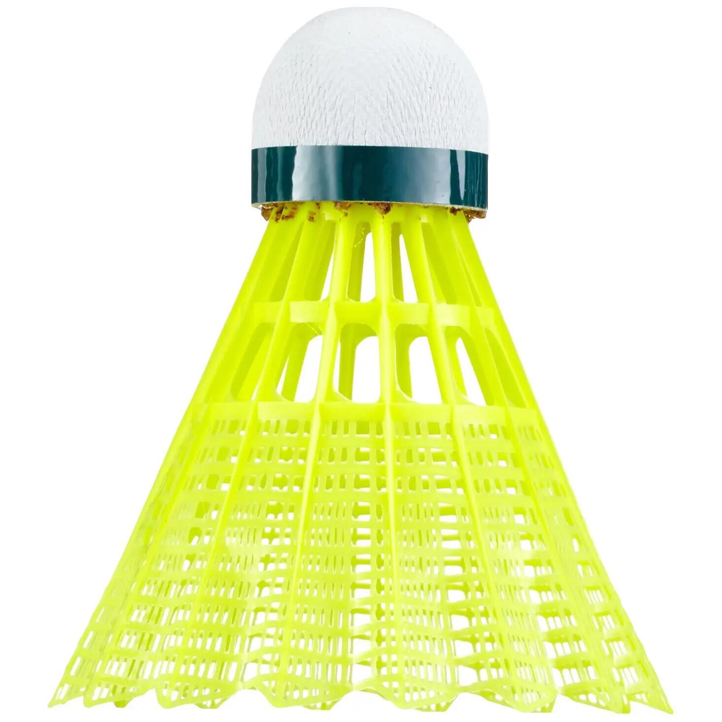 Tubo di 6 volani per badminton Victor 3000 Platin 2/4